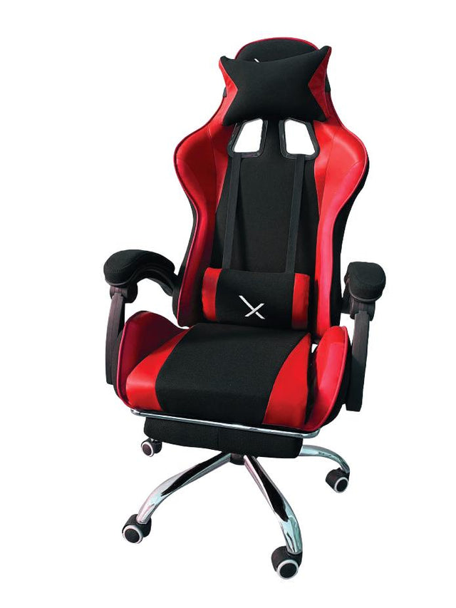 Silla Stylos XZ05-1 con Reposapies color Rojo