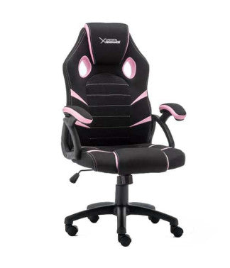 XZEAL XZT-50 Silla para videojuegos universal Asiento acolchado Negro, Rosa