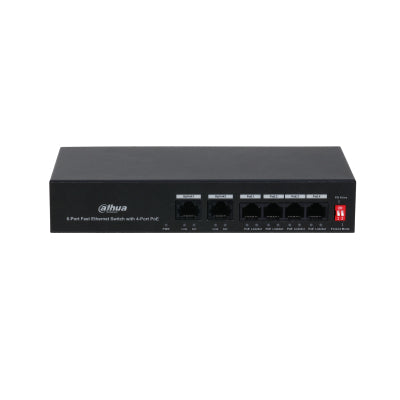Dahua Technology PoE DH-PFS3006-4ET-36 dispositivo de redes 4 Fast Ethernet (10/100) 4 2