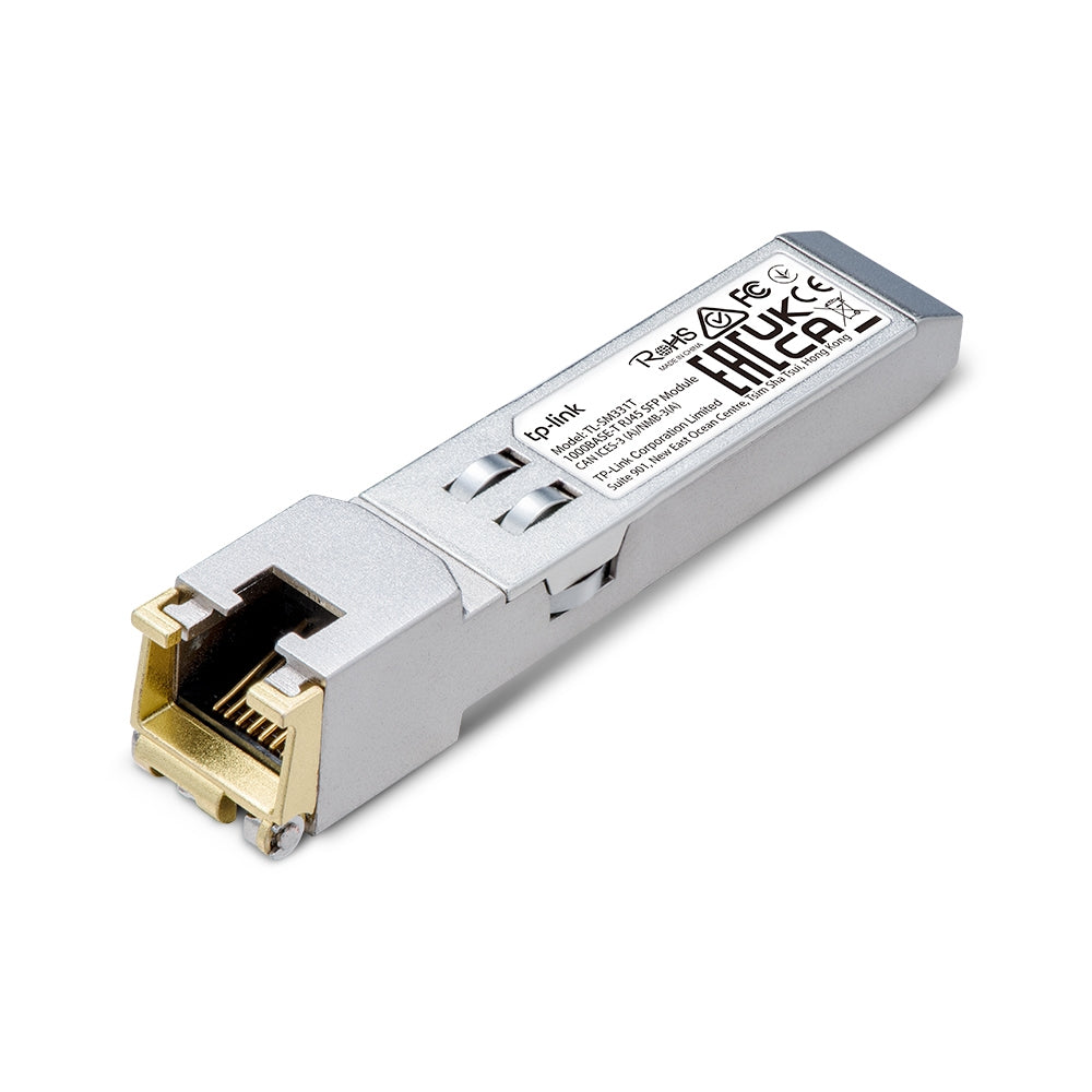 TL-SM331T - MODULO, MINIGIBIC, TRANSCEIVER, SFP TP.LINK TL-SM331T PLUG AND PLAY CHASIS METALICO TRANSMITE DATOS SIN PROBLEMAS HASTA 100 METROS ENTRE TU INTERFAZ SFP Y EL PUERTO GIGABIT DE COBRE