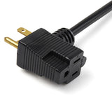 StarTech.com PAC1023 Cables de transmisión Negro Macho 125 V