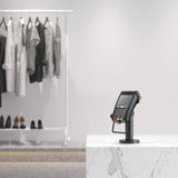 Manhattan Soporte para Terminal de Punto de Venta VeriFone® VX 520 (para terminal de tarjeta de crédito) soportes Soporte activo para teléfono móvil Terminal Interior Aluminio, Plástico, Acero