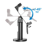 Manhattan Soporte para Terminal de Punto de Venta VeriFone® VX 520 (para terminal de tarjeta de crédito) soportes Soporte activo para teléfono móvil Terminal Interior Aluminio, Plástico, Acero