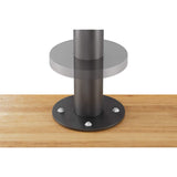 Manhattan Soporte para Terminal de Punto de Venta VeriFone® VX 520 (para terminal de tarjeta de crédito) soportes Soporte activo para teléfono móvil Terminal Interior Aluminio, Plástico, Acero