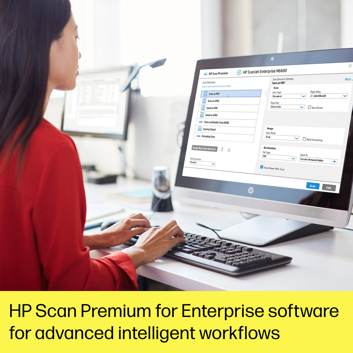 SCANNER HP ScanJet Enterprise Flow N6600 fnw1
