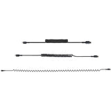 StarTech.com Cable de 1m USB-C a Lightning MFi, Cable USB Tipo C Rizado de Carga Negro para iPhone, con Recubrimiento de