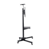 Manhattan Soporte de carrito multimedia económico muebles y soportes para dispositivos multimedia Negro Carro multimedia 55 kg 5 kg