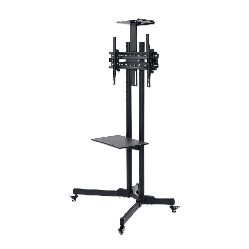 Manhattan Soporte de carrito multimedia económico muebles y soportes para dispositivos multimedia Negro Carro multimedia 55 kg 5 kg