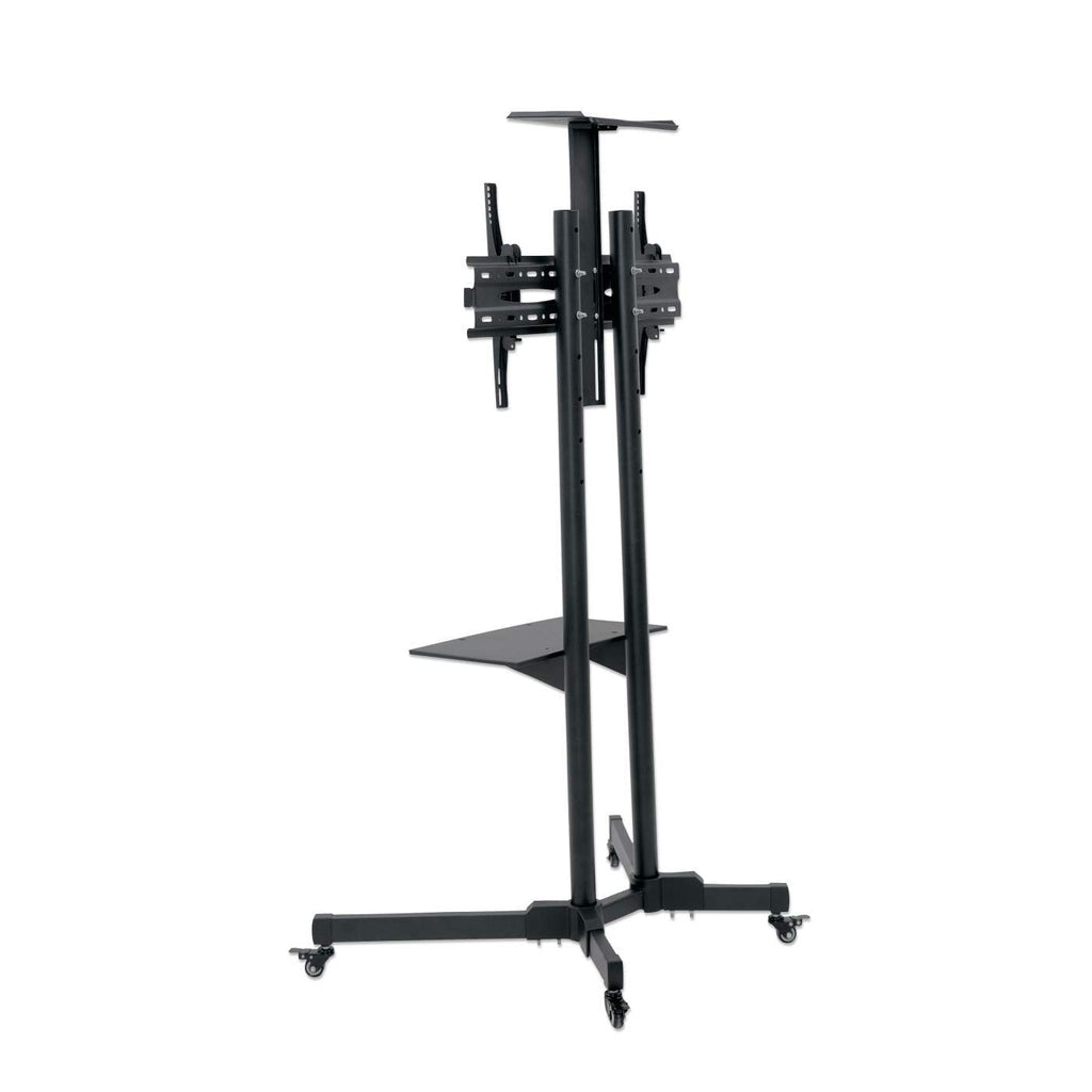 Manhattan Soporte de carrito multimedia económico muebles y soportes para dispositivos multimedia Negro Carro multimedia 55 kg 5 kg