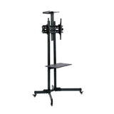 Manhattan Soporte de carrito multimedia económico muebles y soportes para dispositivos multimedia Negro Carro multimedia 55 kg 5 kg