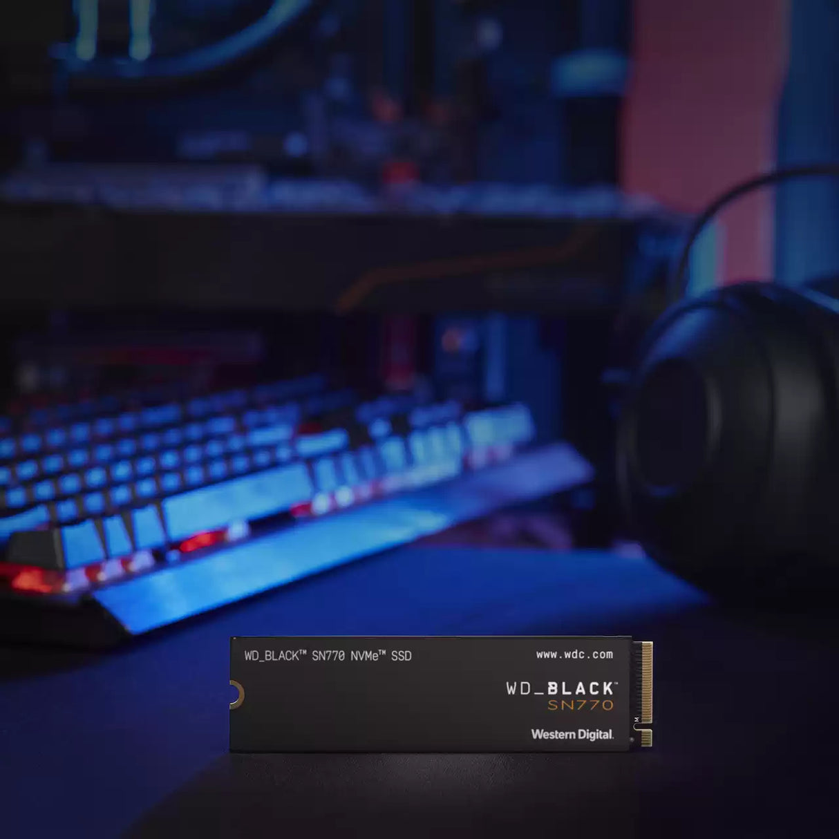 Unidad De Estado Solido SSD Interno Black SN770 500GB M.2 2280 PCIe 4.0 NVMe Lect 5000/4000 MBs WDS500G3X0E