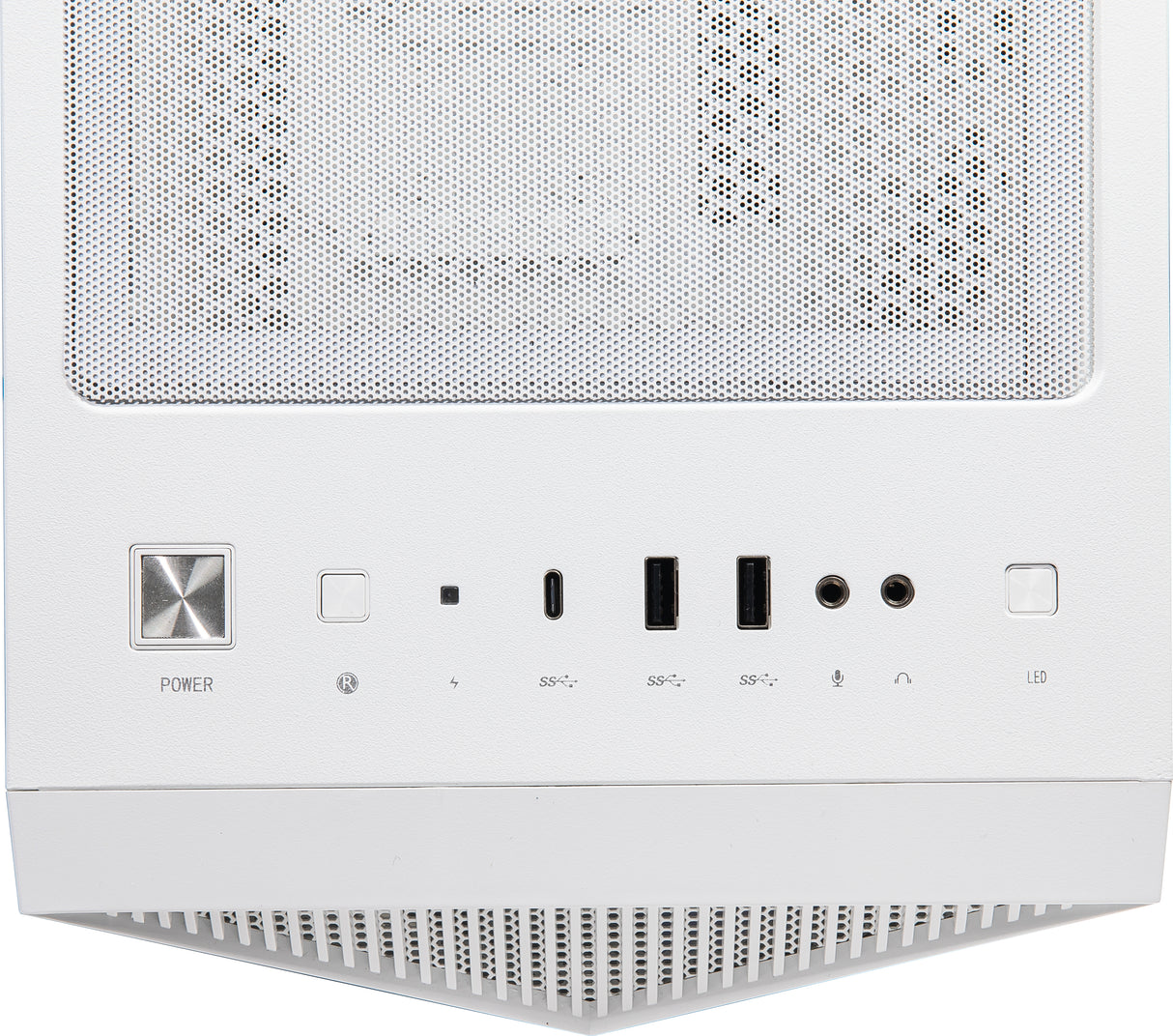 MSI CAS MPG GUNGNIR 110R WHITE Midi Tower Blanco, ATX, Micro ATX, Mini-ITX