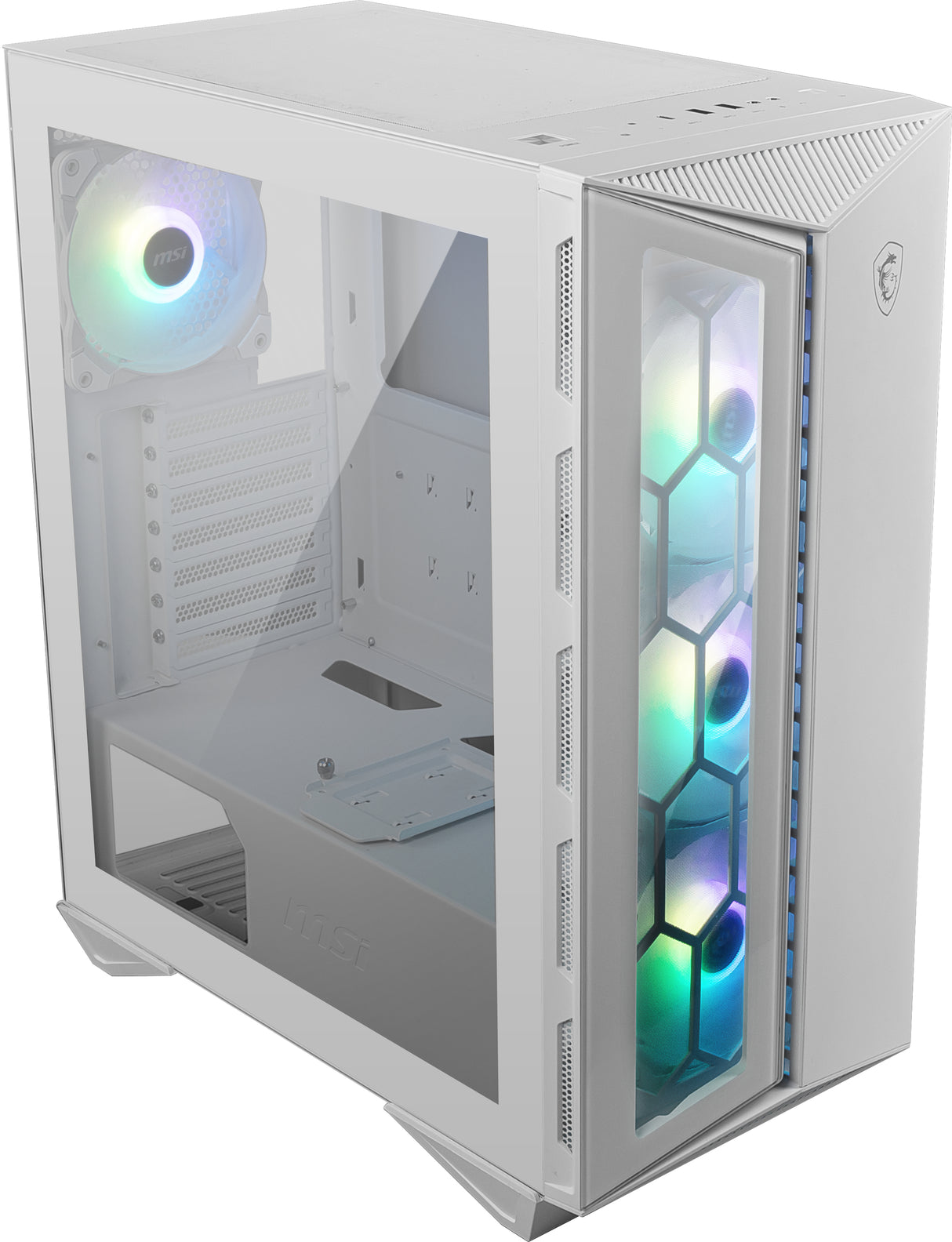 MSI CAS MPG GUNGNIR 110R WHITE Midi Tower Blanco, ATX, Micro ATX, Mini-ITX