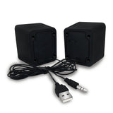 TechZone TZ20SPK-BLK altavoz Negro Alámbrico 6 W, 200 - 20000 Hz, TZBOC3.5