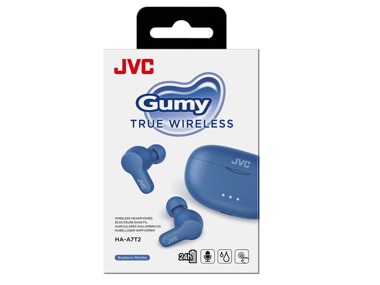JVC HA-A7T2 Auriculares True Wireless Stereo (TWS) Intra auditivo Llamadas/Música MicroUSB Bluetooth Azul