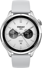 Smartwatch Xiaomi Watch S4 1.43" 466x466 píxeles HyperOS 2 Bluetooth 5.3  Resistente al Agua Color Plata