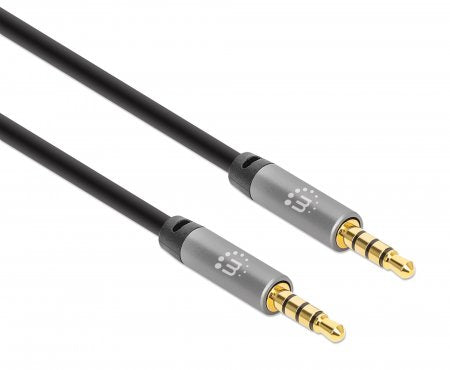 Manhattan Cable Auxiliar de Audio Estéreo Cable 1 m 3,5mm Macho 3,5mm