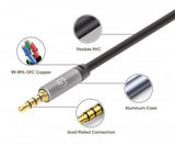 Manhattan Cable Auxiliar de Audio Estéreo Cable 1 m 3,5mm Macho 3,5mm