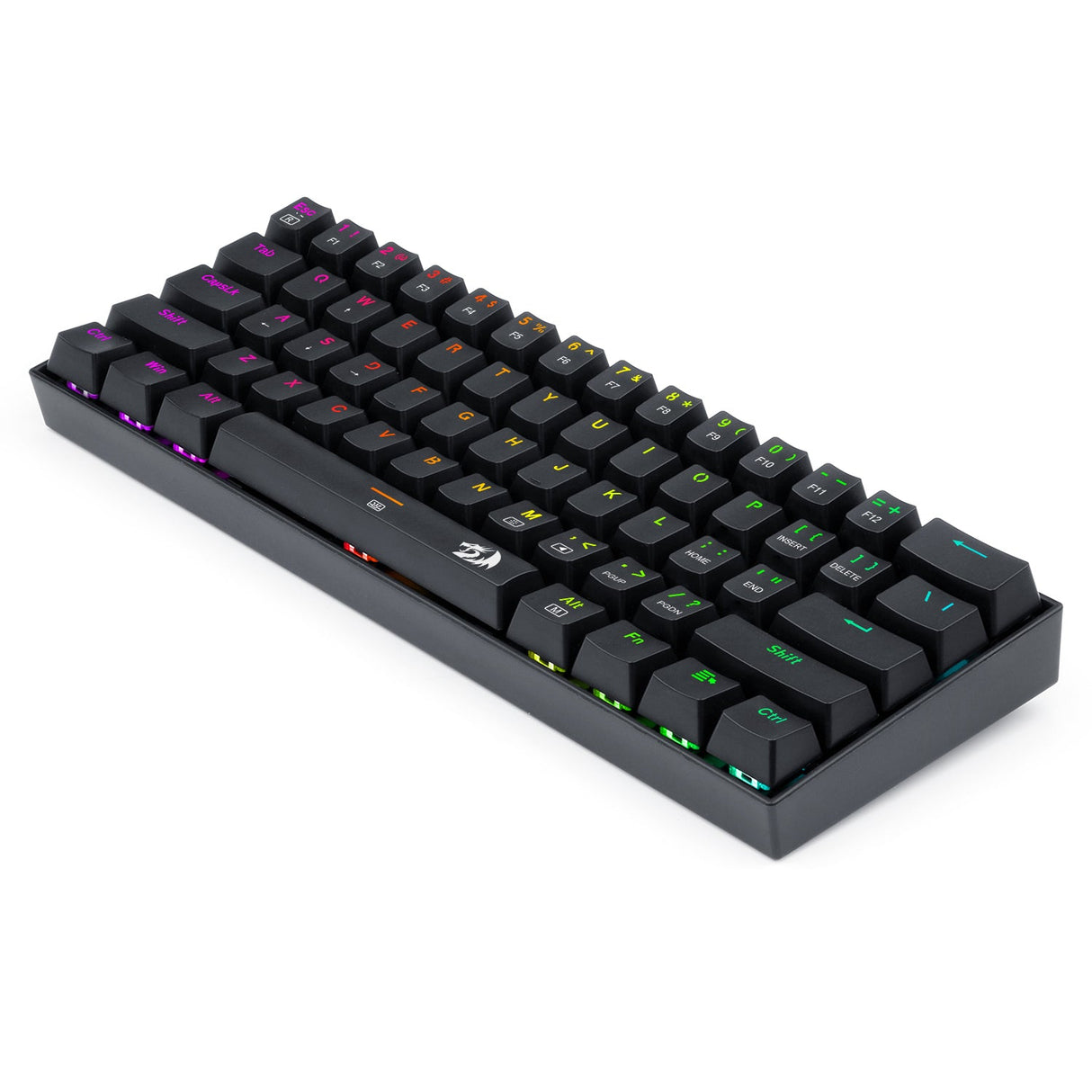 Redragon Teclado Mecánico K630RGB BROWN, Retroiluminación RGB, Conexión USB