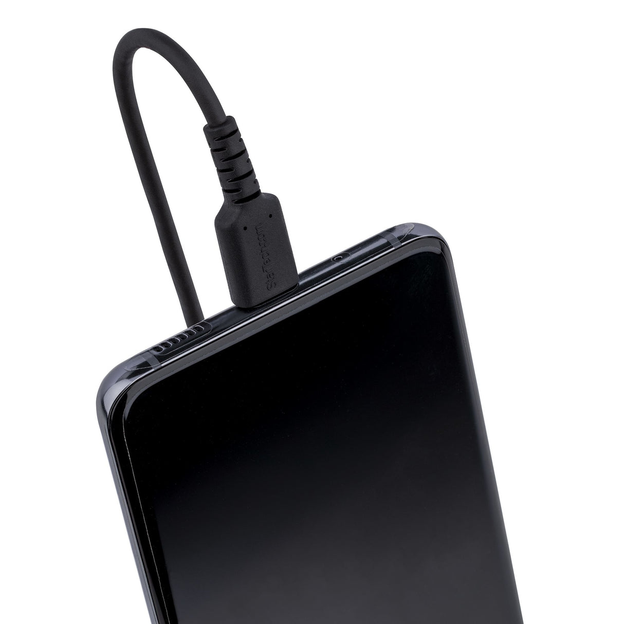 StarTech.com Cable de 50cm de Carga USB C a USB C, Cable USB Tipo C Rizado de Carga Rápida y Servicio Pesado, Cable USB