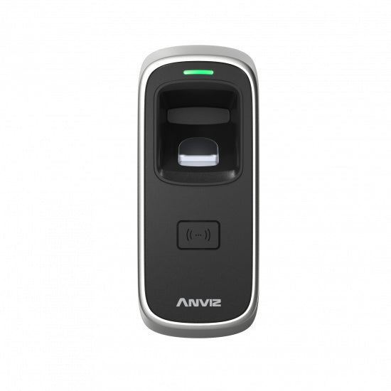 Anviz M5 Plus Lector de control de acceso básico Negro, Plata, Lector de huella digital, Lector de código de acceso, Wif