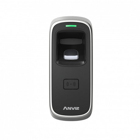 Anviz M5 Plus Lector de control de acceso básico Negro, Plata, Lector de huella digital, Lector de código de acceso, Wif