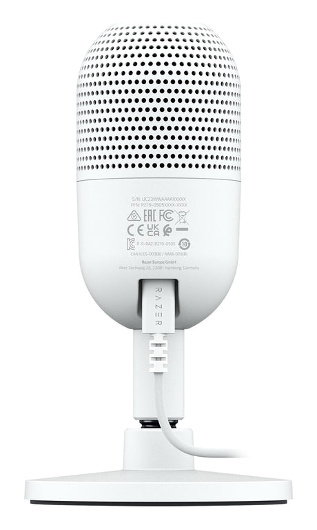 Razer RZ19-05050300-R3U1 micrófono Blanco Micrófono de mesa, 110 Db, 20 - 20000 Hz, 24 Bit