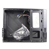 Gabinete Oficina Keelan Slim ITX Stylos 2xUSB 1.0+1xUSB 3.0+puerto 3.5mm+línea roja con fuente de poder 550W