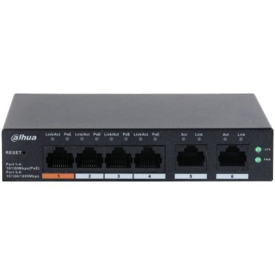 Dahua Technology DH-CS4006-4ET-60 dispositivo de redes Gestionado L2 Si 6