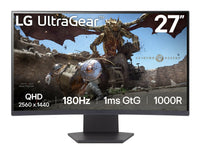 LG 27GS60QC Monitor 68,6 cm (27") 2560 x 1440 Pixeles Full HD LCD Negro