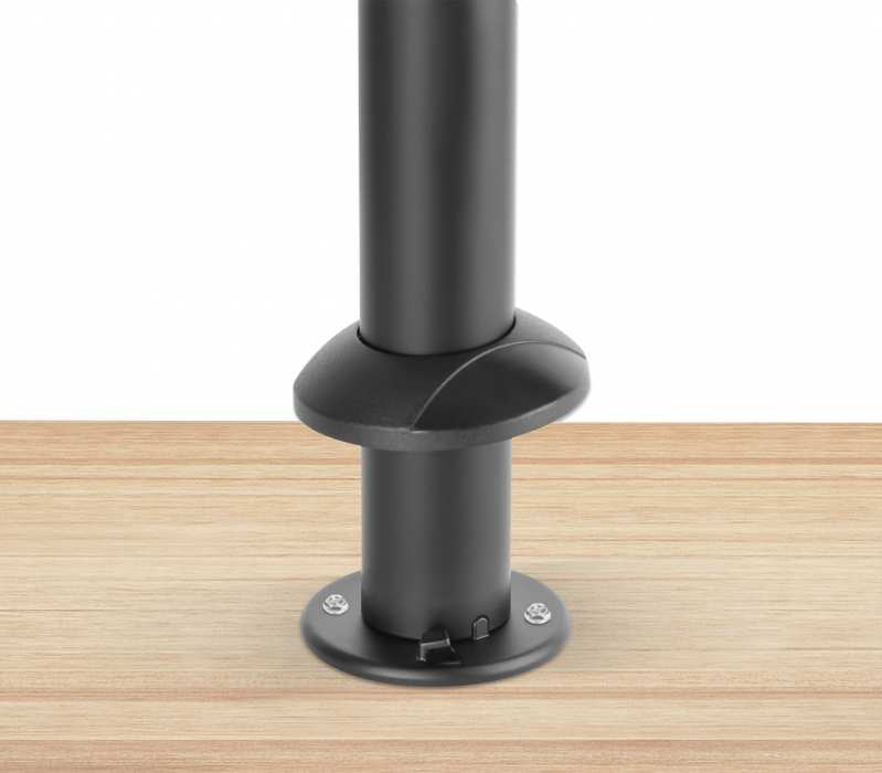 Manhattan Soporte Universal para Terminal Punto de Venta ( para terminal de tarjeta de crédito) soportes Soporte activo para teléfono móvil Terminal Escritorio Aluminio, Plástico, Acero