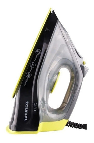 Taurus CLEO plancha Plancha a vapor 1200 W Negro, Gris, Amarillo, 127 V, 248.9 mm