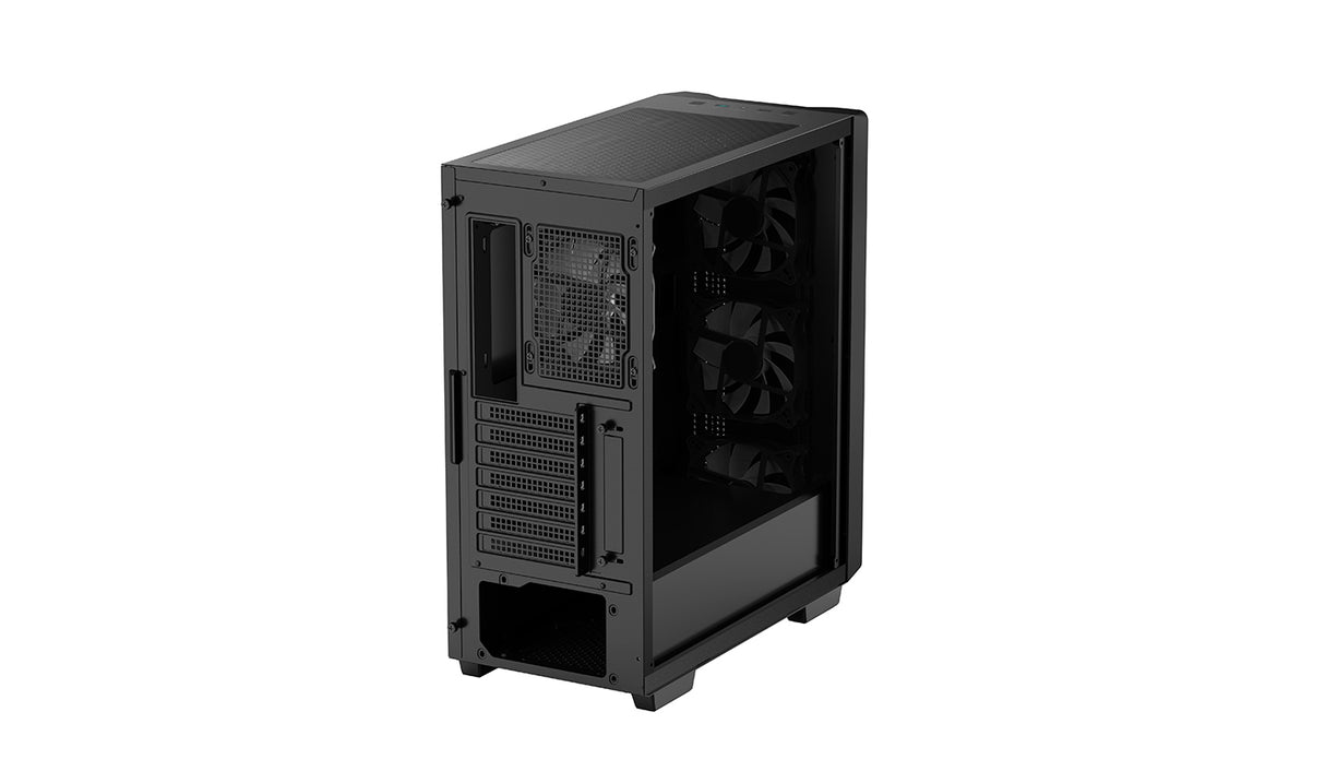 DeepCool CC560 carcasas ordenador ABS, SPCC, Vidrio templado Midi Tower PC Negro