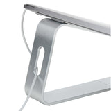 StarTech.com Soporte de Escritorio para Portátil, Soporta 5kg, de Aluminio, Color Plata, Base Riser Elevador Ergonómico para Portátil, para Macbook Air/Pro, Dell XPS, Lenovo Laptop Soporte para ordenador portátil Plata Aluminio 43,2 cm (17")