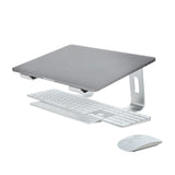 StarTech.com Soporte de Escritorio para Portátil, Soporta 5kg, de Aluminio, Color Plata, Base Riser Elevador Ergonómico para Portátil, para Macbook Air/Pro, Dell XPS, Lenovo Laptop Soporte para ordenador portátil Plata Aluminio 43,2 cm (17")