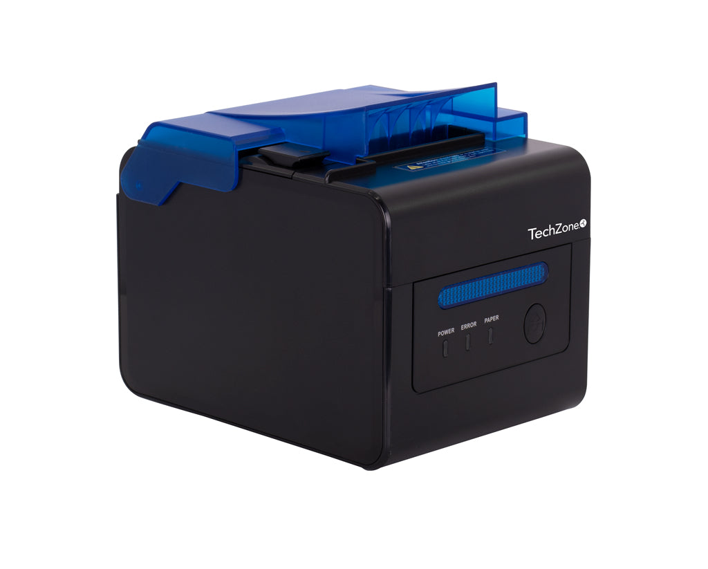 TechZone TZBE302W impresora de recibo Inalámbrico y alámbrico Térmico Impresora de TPV, 576 puntos/línea, 230 mm/seg, Co