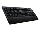 Logitech G 920-008387 teclado Juego RF inalámbrico + bluetooth Inglés Negro, Tamaño completo (100%), Interruptor mecánic