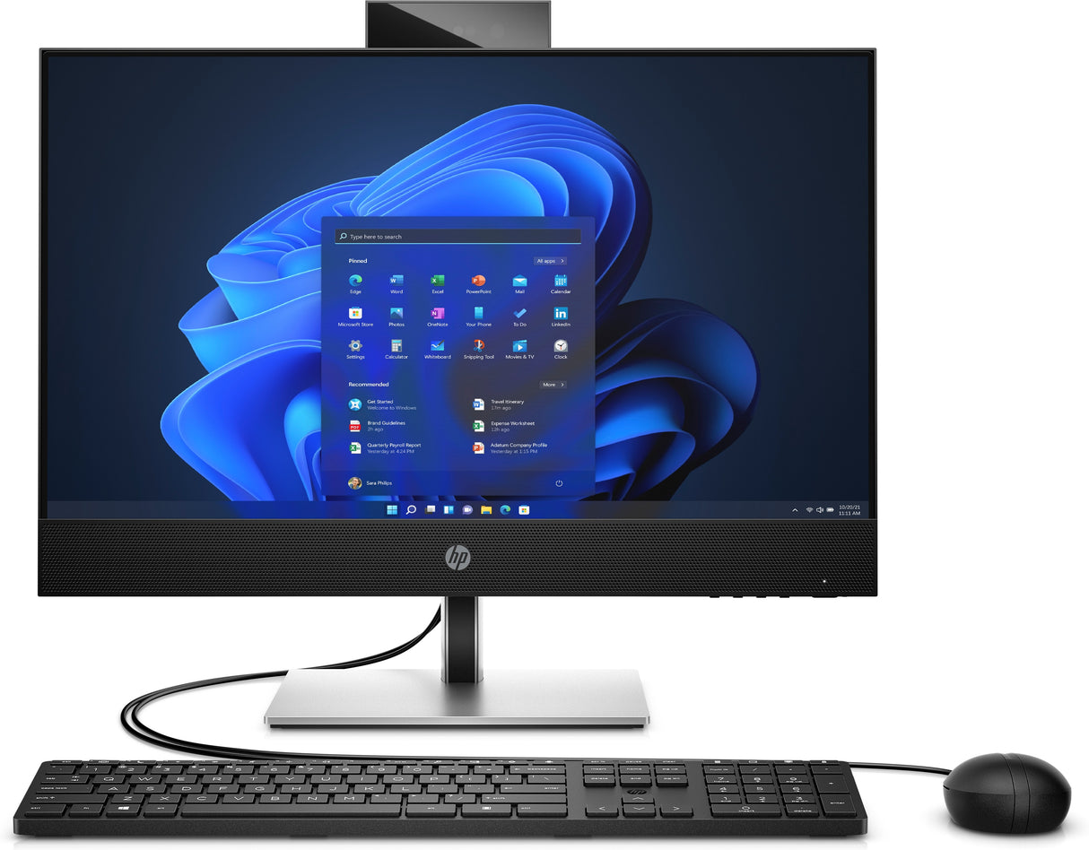 HP ProOne 440 G9 Intel® Core™ i5 i5-12500 60.5 cm (23.8") 1920 x 1080 Pixeles PC todo en uno 8 GB DDR4-SDRAM 512 GB SSD Windows 11 Pro Wi-Fi 6