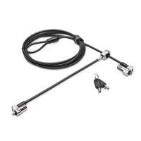 Kensington Candado para portátil con llave de cabezal doble NanoSaver Cable Portátil Llave Kensington Standard