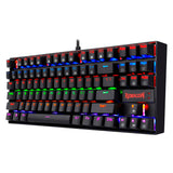 REDRAGON K552-KR-SP KUMARA RAINBOW, Teclado Mecánico, Alámbrico, USB, Interruptor mecánico