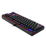 REDRAGON K552-KR-SP KUMARA RAINBOW, Teclado Mecánico, Alámbrico, USB, Interruptor mecánico