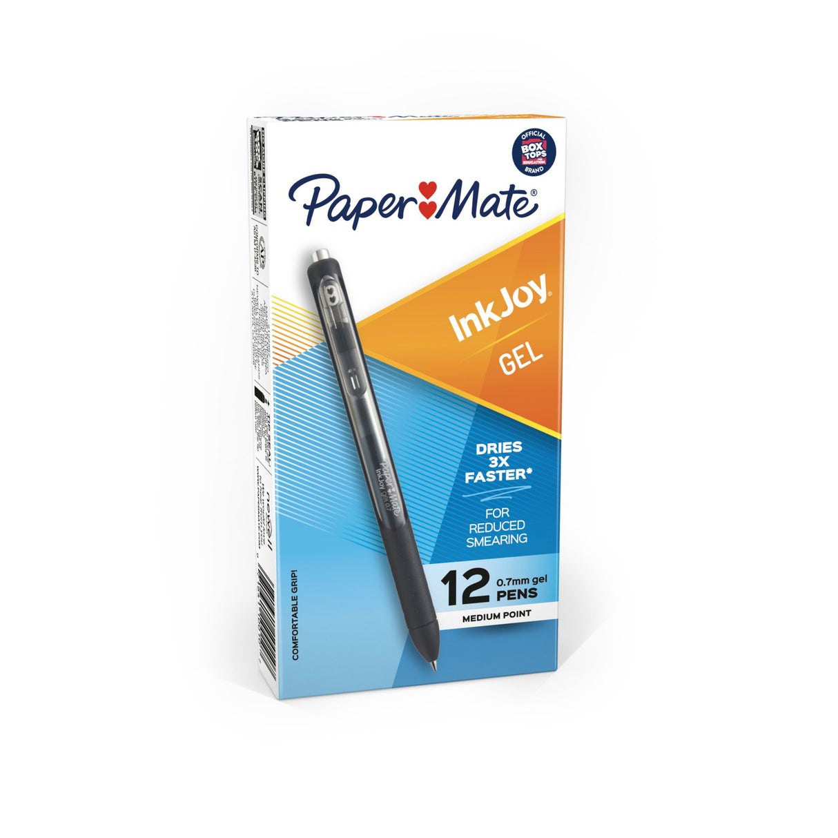 Bolígrafo Papermate Gel Kilometrico Retráctil 0.7Mm Color Negro C/6 Pzas - 1997183