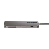 StarTech.com Adaptador Multipuertos USB C de Vídeo 4K a 60Hz, con Hub de 3 Puertos USB-A de 5Gbps, Entrega de Alimentación USB de 100W, Red Ethernet, SD/microSD, Cable de 30cm Laptop Alámbrico USB 3.2 Gen 1 (3.1 Gen 1) Type-C 3 1