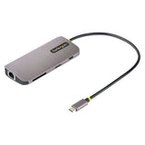 StarTech.com Adaptador Multipuertos USB C de Vídeo 4K a 60Hz, con Hub de 3 Puertos USB-A de 5Gbps, Entrega de Alimentación USB de 100W, Red Ethernet, SD/microSD, Cable de 30cm Laptop Alámbrico USB 3.2 Gen 1 (3.1 Gen 1) Type-C 3 1