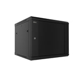 Nexxt Solutions - Rack armario - instalable en pared - RAL 9005, negro barniz - 6U - 19"