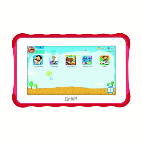 Ghia GT133R2 32 GB Wifi Rojo, 1.5 GHz, MicroSD (TransFlash), 128 GB | Tablets para niños
