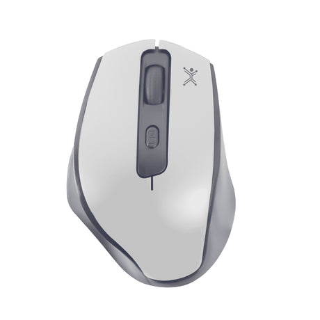 Perfect Choice Claymore ratón Oficina RF inalámbrico + bluetooth 12000 DPI, Negro, Gris