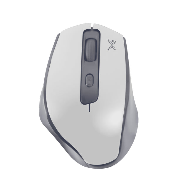 Perfect Choice Claymore ratón Oficina RF inalámbrico + bluetooth 12000 DPI, Negro, Gris