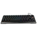 Vorago KB-506 teclado Universal USB QWERTY Español Negro, Alámbrico, LED RGB