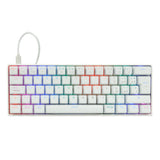 TECLADO MECANICO GAME FACTOR 60% RGB SWITCH RED USB TIPO C KBG560-WH